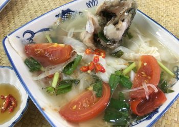 canh cá lóc nấu măng chua