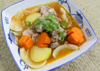 Cách nấu lagu sườn heo