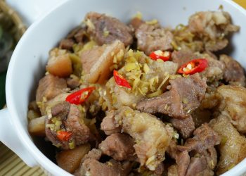 Cách nấu chân giò giả cầy đúng hương vị miền Bắc